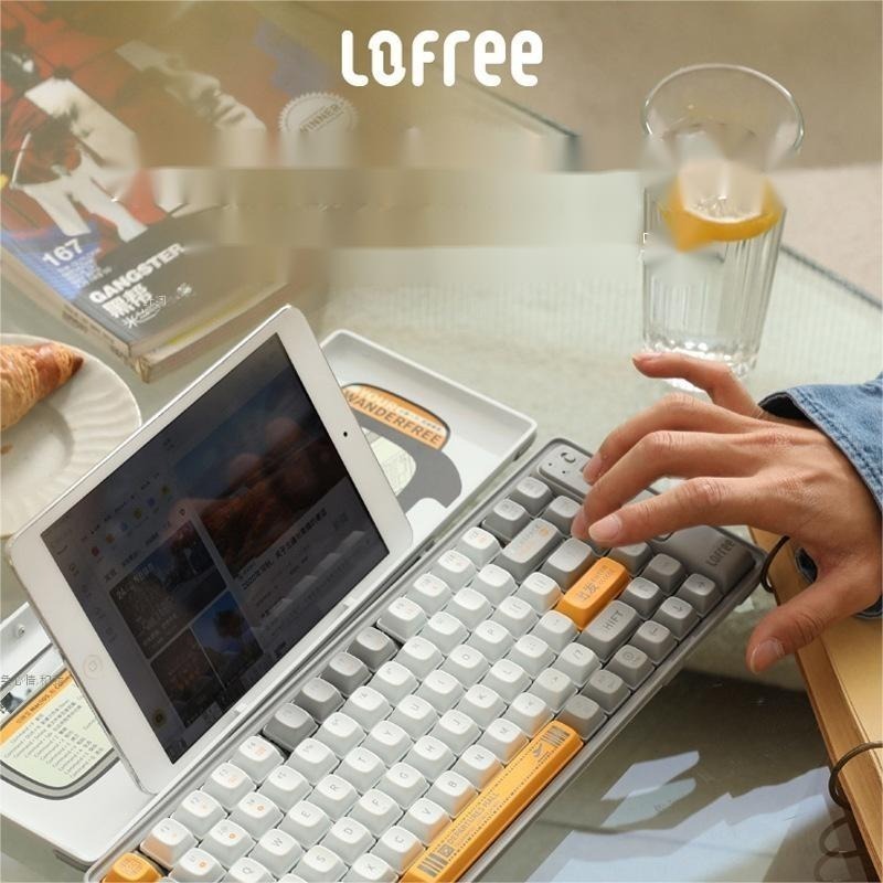 Lofree洛斐 小浪藍牙機械鍵盤(灰色/墨綠色) 贈送注音輸入轉印貼紙-規格圖4