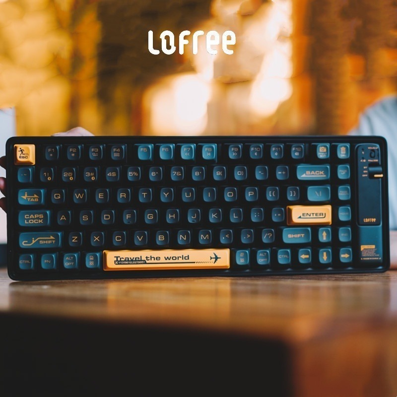 Lofree洛斐 小浪藍牙機械鍵盤(灰色/墨綠色) 贈送注音輸入轉印貼紙-規格圖4