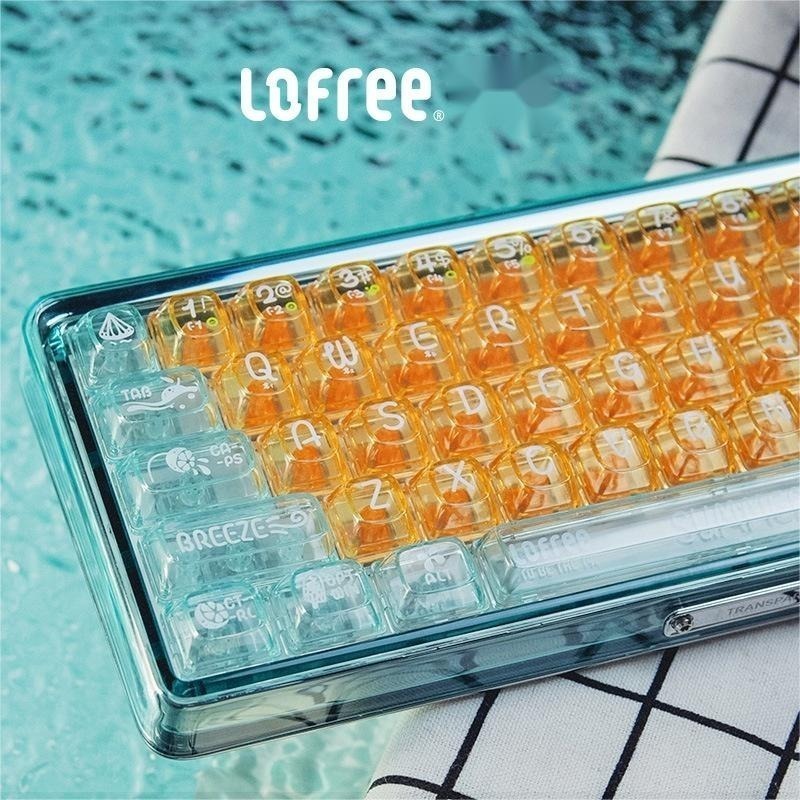 Lofree洛斐 1%透明機械鍵盤(透明/迷霧) 贈送注音輸入轉印貼紙-細節圖2