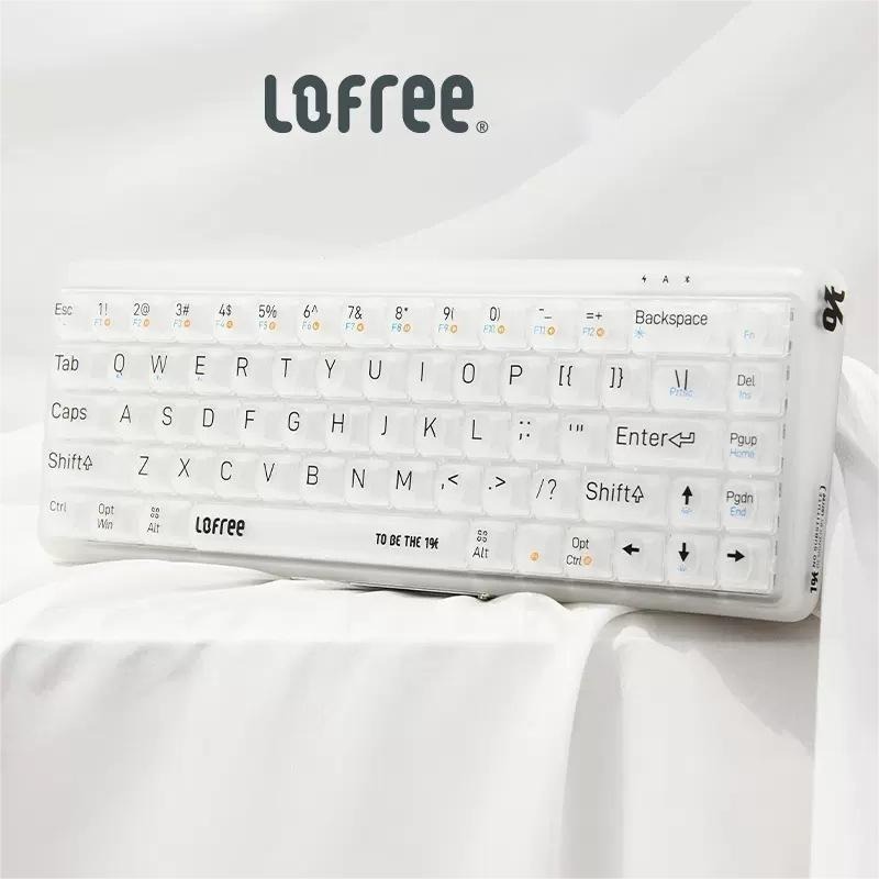 Lofree洛斐 1%透明機械鍵盤(透明/迷霧) 贈送注音輸入轉印貼紙-細節圖3