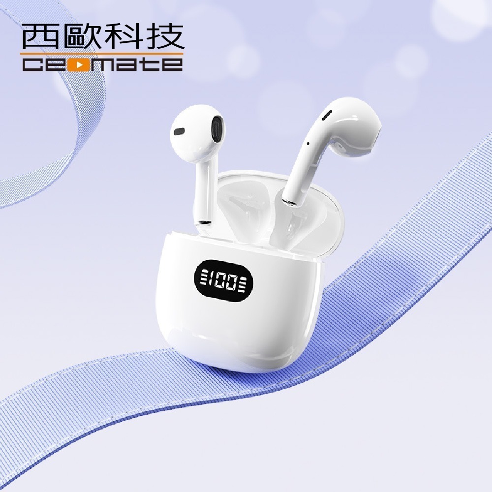 【西歐科技】AI 即時翻譯入耳式藍牙耳機 (黑色/白色)CME-AE1280 贈【西歐科技】地中海充電器-細節圖4