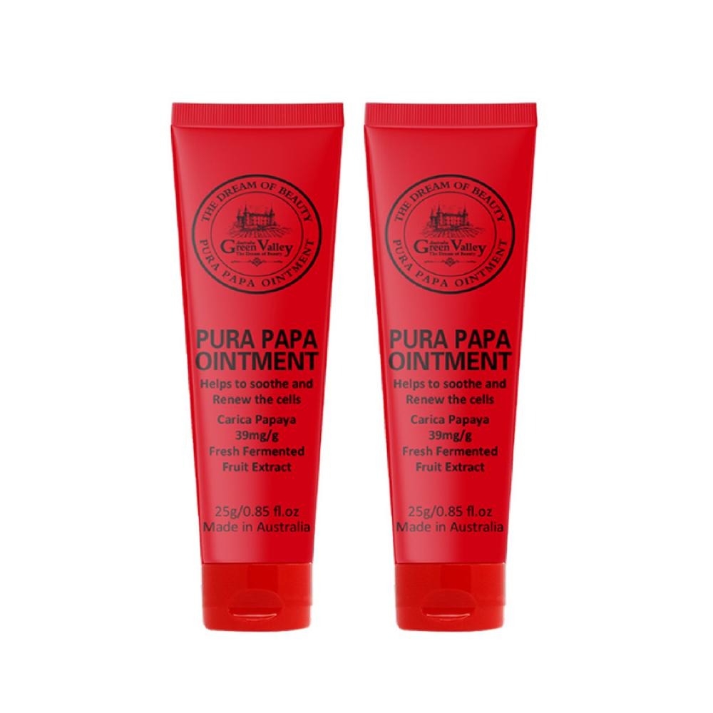 澳洲Green Valley 萬用木瓜霜25g 二入組-細節圖2