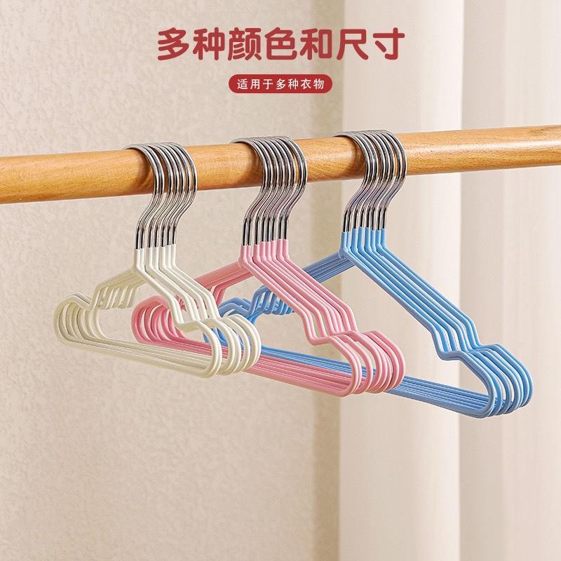 現貨 ˙ 寵物衣架兒童衣架防滑衣架貓咪狗狗金屬衣架小型衣架鐵製衣架繽紛多色衣架 3入組-細節圖2