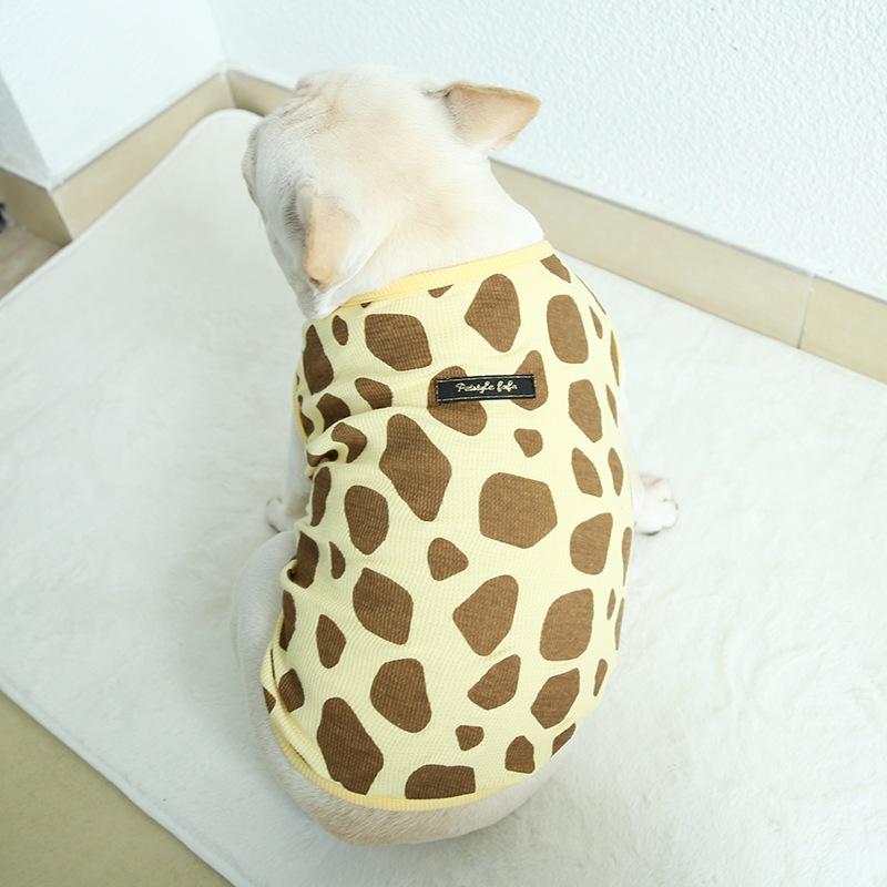Pet style 法鬥弹力棉卡通背心 胖狗狗衣服 英鬥 巴哥 柯基 鬥牛 加菲猫 寵物服飾 寵物衣服 小狗衣服-細節圖3