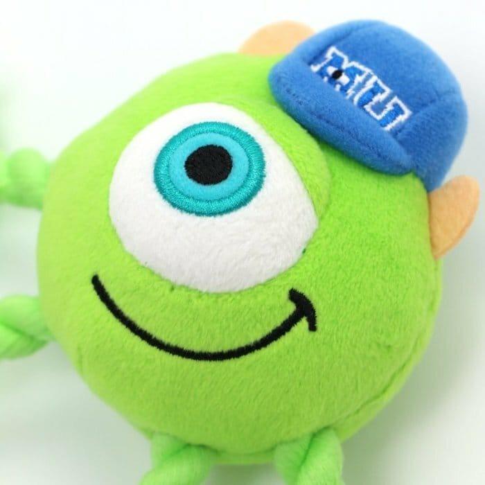 現貨 [ PET PARADISE ] 正版日本連線商品玩具總動員大眼怪麥克華斯基繩結BB叫玩具中小型犬玩具拉扯拔河玩具-細節圖3