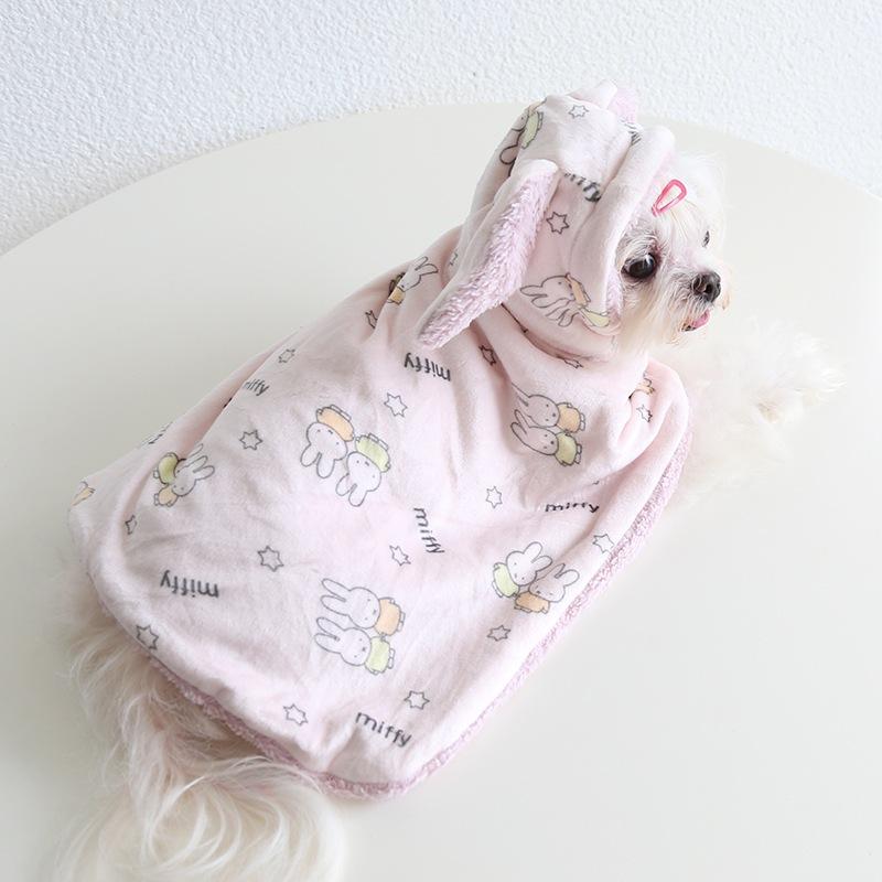 #現貨免運 Petstyle 披風睡袍 斗篷 保暖 秋冬加厚 寵物衣服 家居服 寵物配件-細節圖3