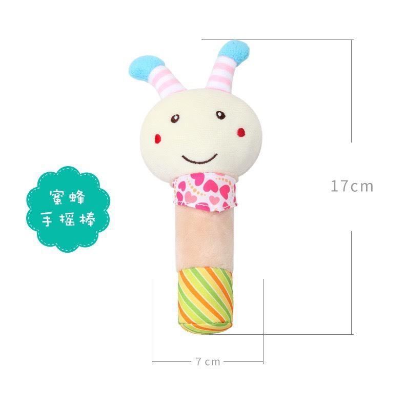 現貨 可愛動物手搖鈴玩具 毛絨公仔玩具 寵物玩具 嬰兒玩具 安撫陪伴玩具 中小型犬玩具-細節圖6