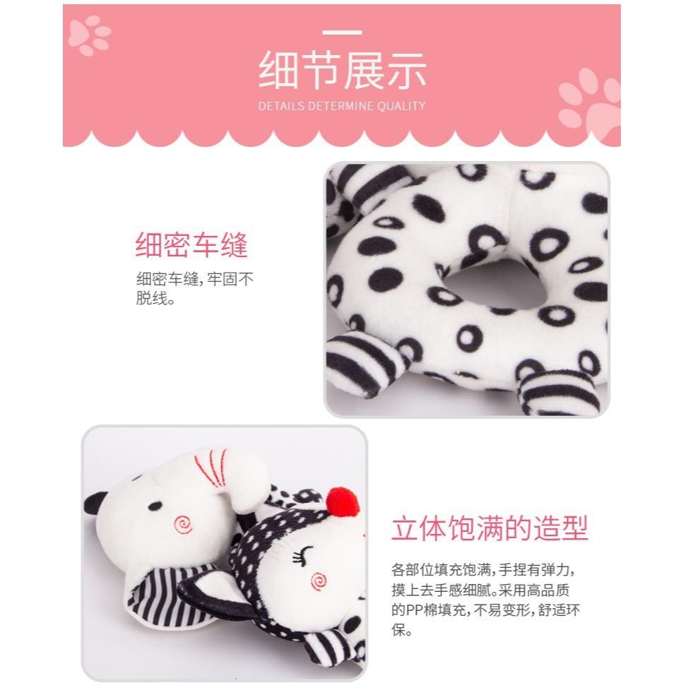 現貨 Happymonkey 大象狐狸玩具可愛搖鈴 手搖鈴 玩具寵物玩具嬰兒玩具陪睡玩具安撫玩具嬰兒寵物玩具-細節圖4