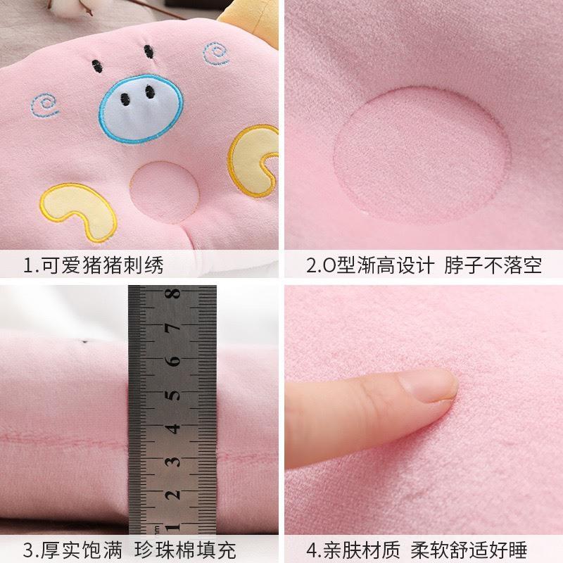 現貨 可愛橢圓豬豬枕頭 寵物玩具寵物用品睡覺枕頭 可愛小豬圖案保護頸椎深度睡眠 狗狗貓貓枕頭-細節圖3