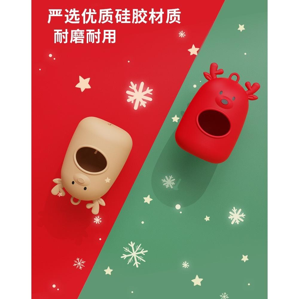 現貨 麋鹿款 寵物拾便器 麋鹿造型 可降解寵物垃圾袋狗屎袋 小巧可愛 分配器寵物用品狗狗拾便袋 方便攜帶撿便袋-細節圖5