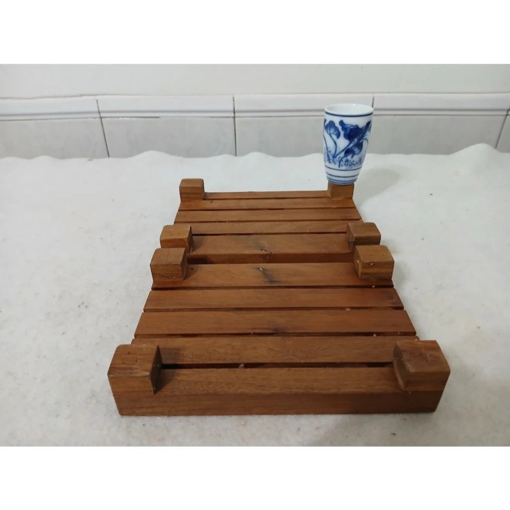 (枂木坊)紫檀木底座.舊料有釘子痕跡.自家工廠製作.歐斯蒙護木油-長11公分、16公分、22公分、30公分、40公分-細節圖5