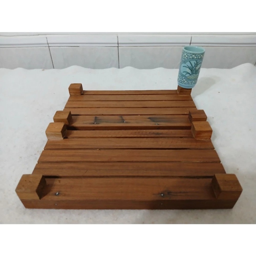 (枂木坊)紫檀木底座.舊料有釘子痕跡.自家工廠製作.歐斯蒙護木油-長11公分、16公分、22公分、30公分、40公分-細節圖7