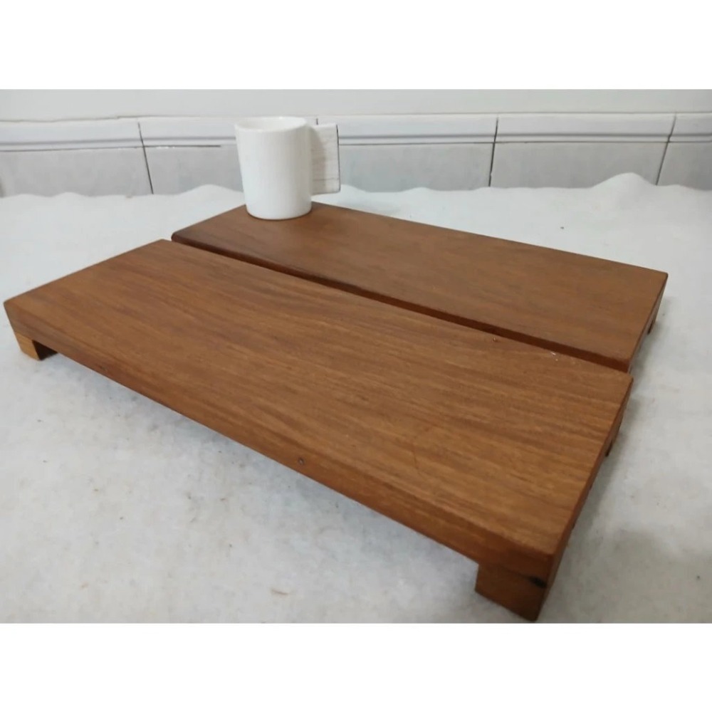 (枂木坊)紫檀木底座.舊料有釘子痕跡.自家工廠製作.歐斯蒙護木油-長11公分、16公分、22公分、30公分、40公分-細節圖8