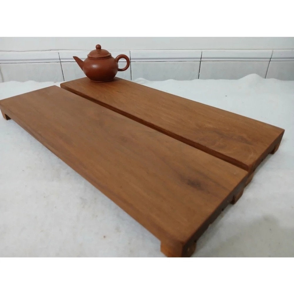 (枂木坊)紫檀木底座.舊料有釘子痕跡.自家工廠製作.歐斯蒙護木油-長11公分、16公分、22公分、30公分、40公分-細節圖10