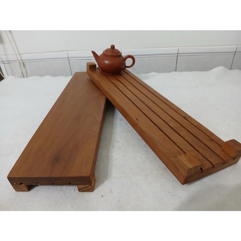 (枂木坊)紫檀木底座.舊料有釘子痕跡.自家工廠製作.歐斯蒙護木油-長11公分、16公分、22公分、30公分、40公分-細節圖11