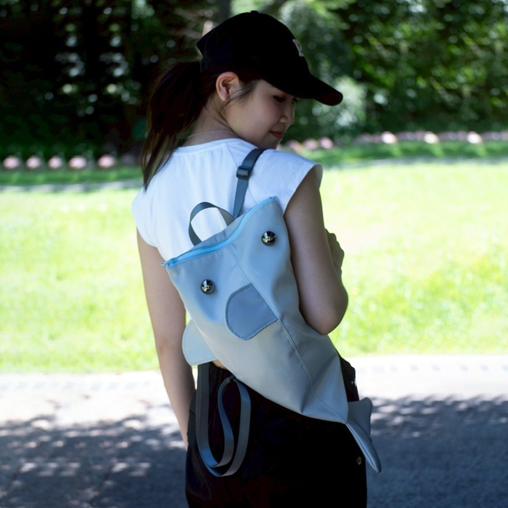 凸眼鯊魚包-細節圖2