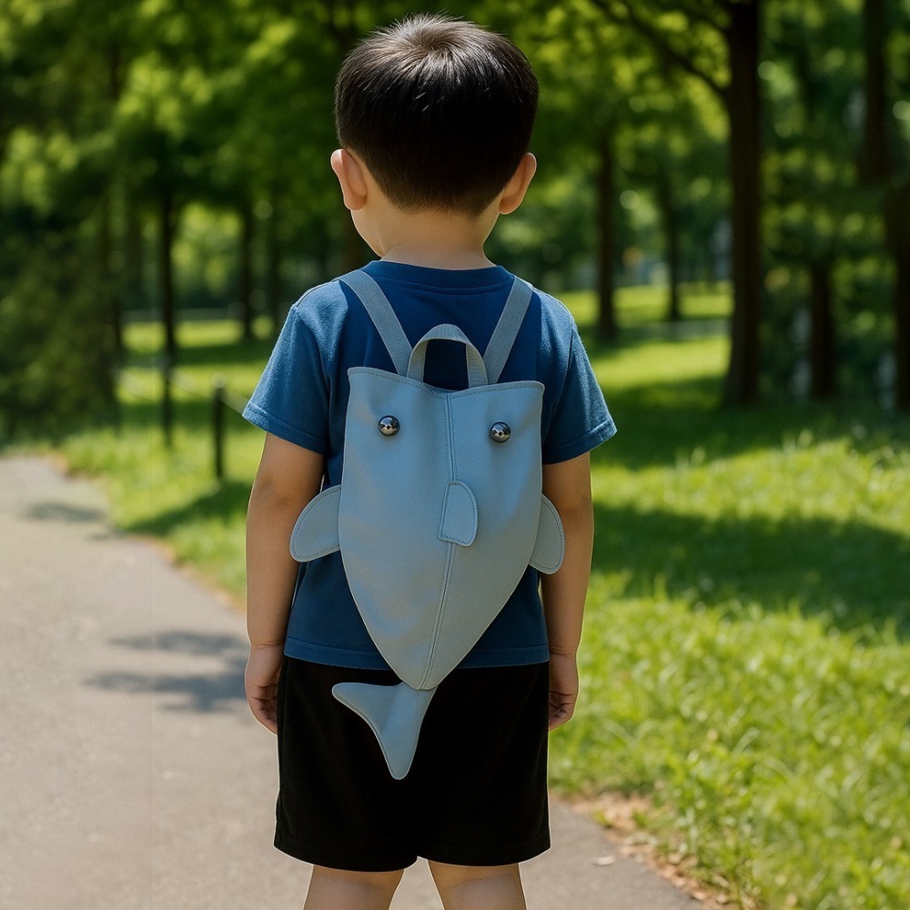 凸眼鯊魚包-細節圖3