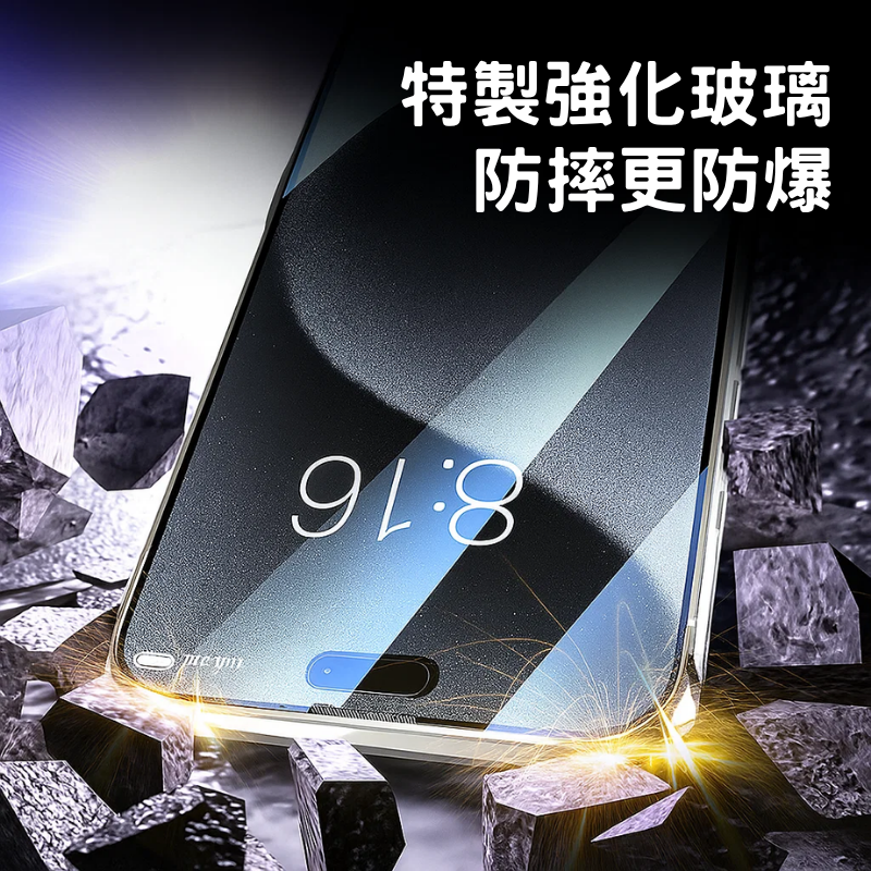 台灣當日出貨 保護貼 iPhone 防窺 霧面防窺 360防窺 玻璃貼 防指紋 防眩光 抗油汙 無塵倉 滿版防爆-細節圖4