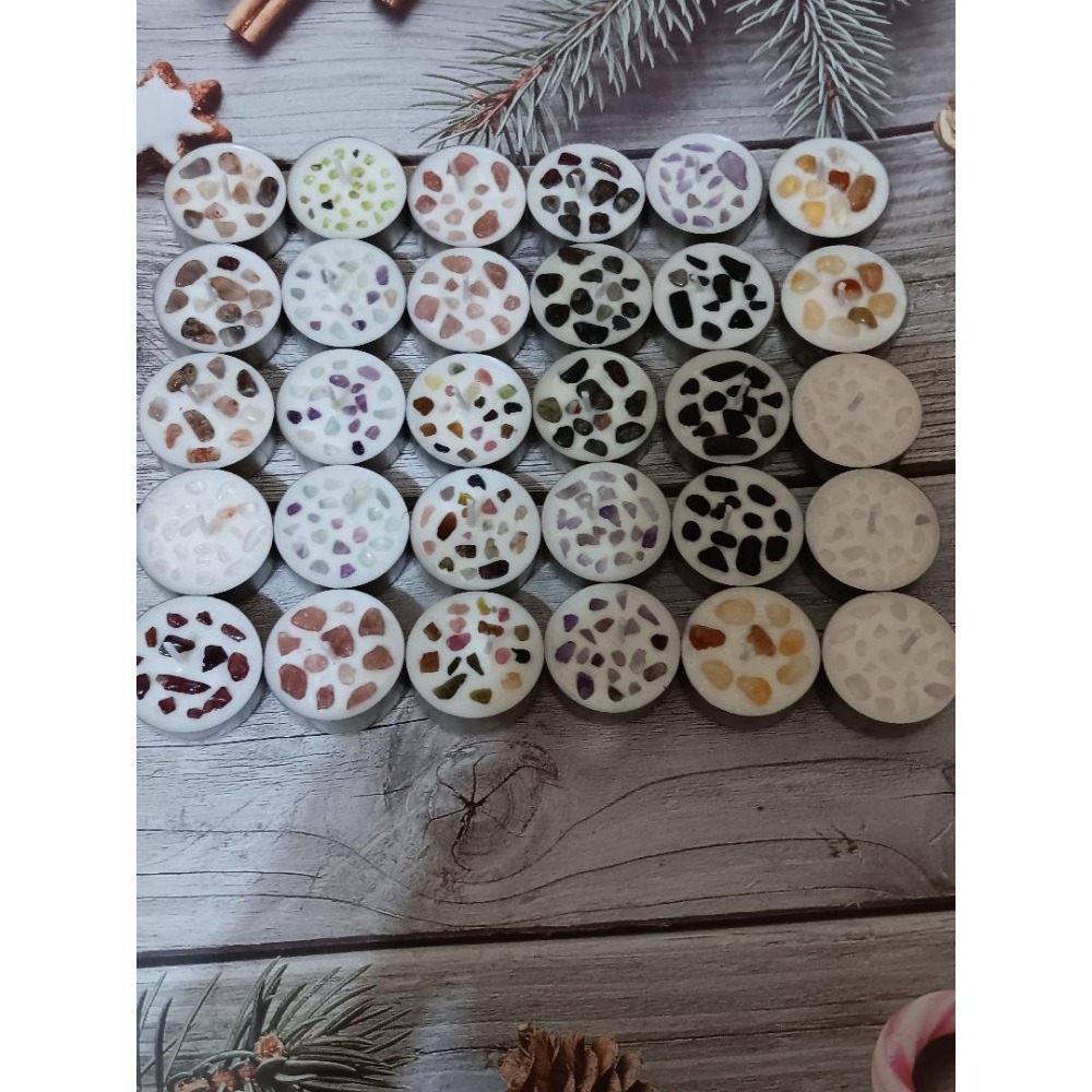 🔮水晶香氛蠟燭 能量蠟燭 許願蠟燭 魔法蠟燭 淨化/戀愛/財運/智慧/勇氣/桃花/靈性/-細節圖2