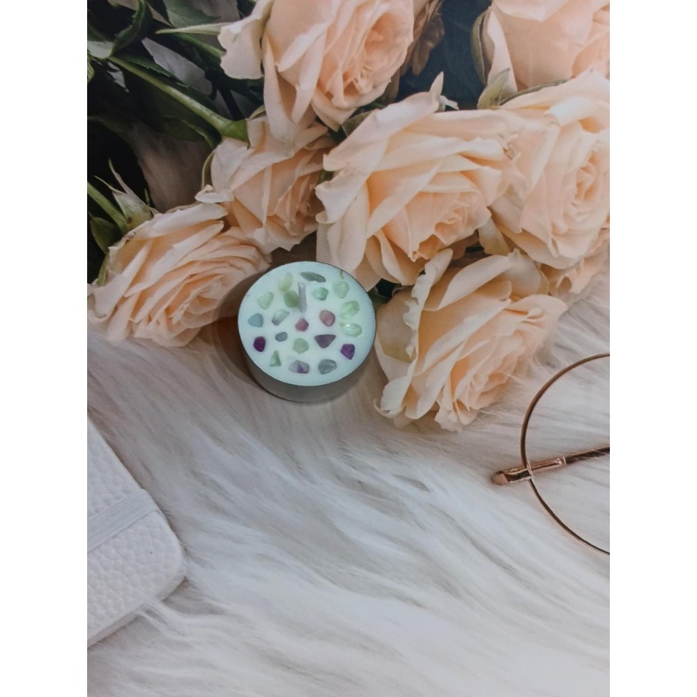 🔮水晶香氛蠟燭 能量蠟燭 許願蠟燭 魔法蠟燭 淨化/戀愛/財運/智慧/勇氣/桃花/靈性/-規格圖6