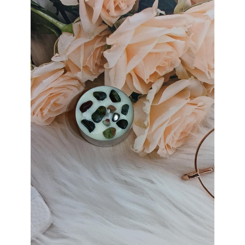 🔮水晶香氛蠟燭 能量蠟燭 許願蠟燭 魔法蠟燭 淨化/戀愛/財運/智慧/勇氣/桃花/靈性/-規格圖6