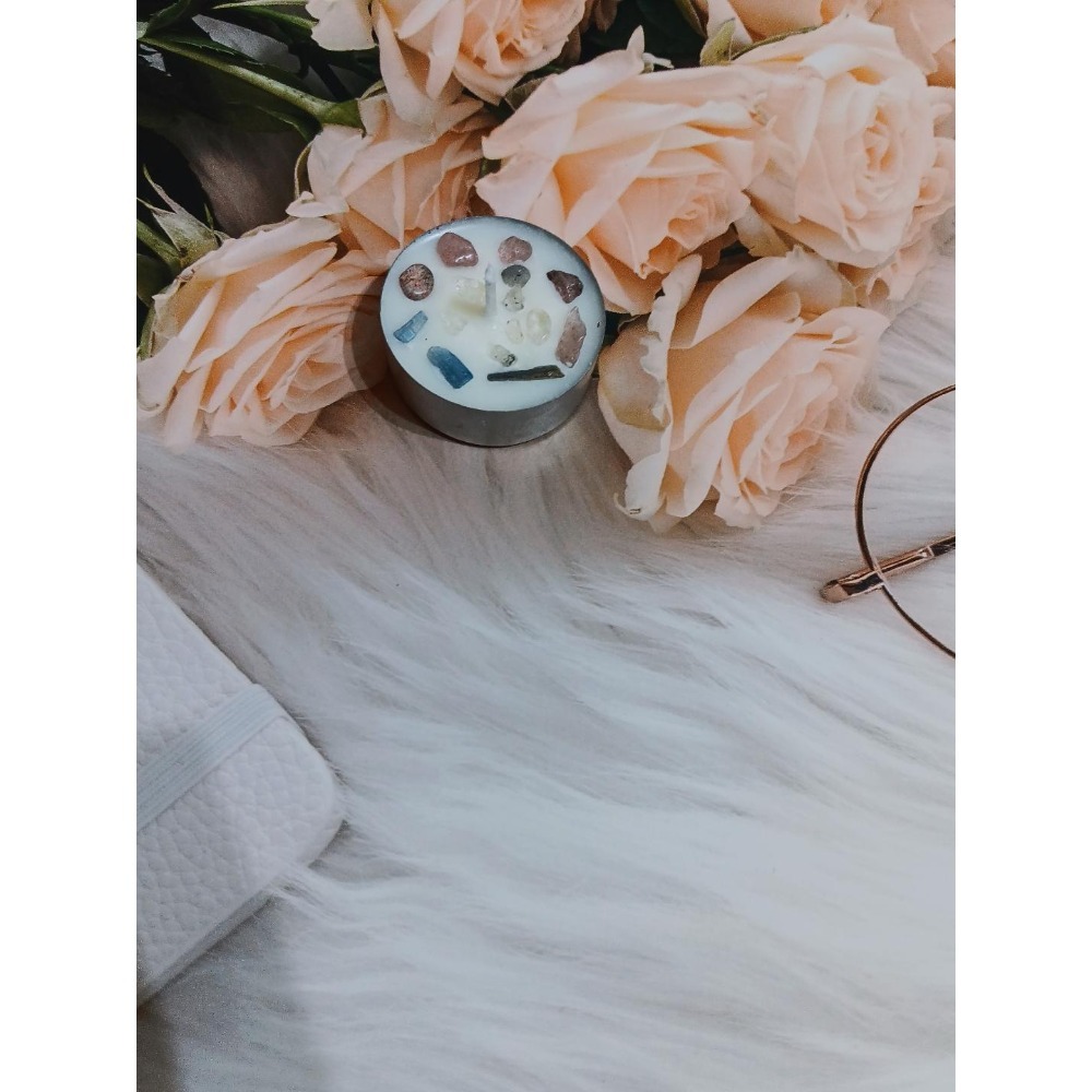 🔮<新品上市>十二星座水晶蠟燭 能量蠟燭 許願蠟燭 魔法蠟燭-規格圖3