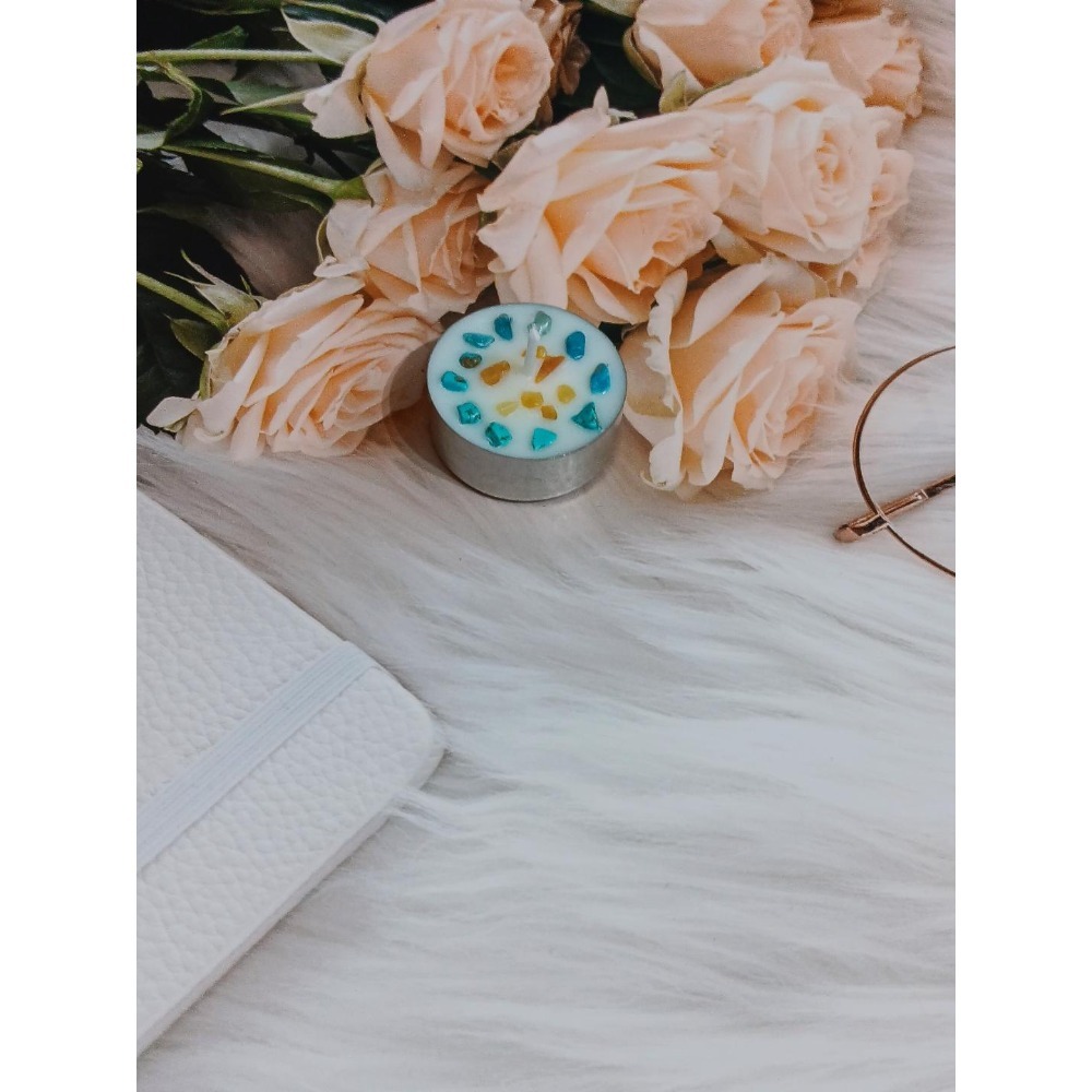 🔮<新品上市>十二星座水晶蠟燭 能量蠟燭 許願蠟燭 魔法蠟燭-規格圖3