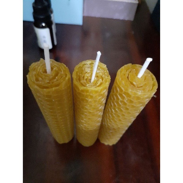 純天然蜂蠟蠟燭 手捲蜂蠟蠟燭 蜂蠟捲、燭殼蜂蠟-細節圖4