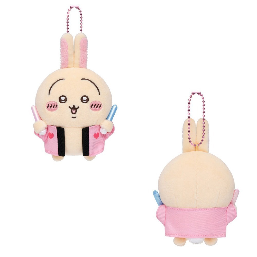現貨-日本 吉伊卡哇 應援兔 水汪汪兔 壞笑吉伊 娃娃吊飾 Chiikawa 小可愛 兔兔 烏薩奇-細節圖5