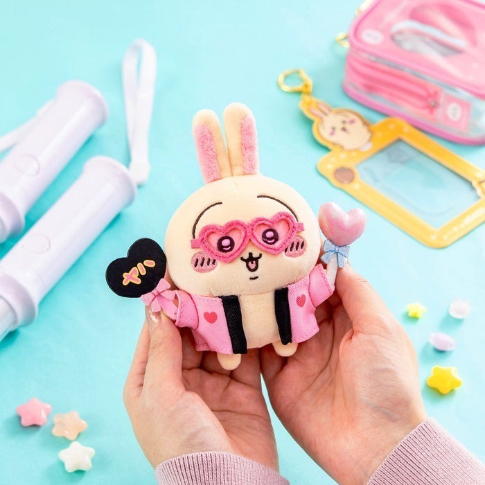 現貨-日本 吉伊卡哇 應援兔 水汪汪兔 壞笑吉伊 娃娃吊飾 Chiikawa 小可愛 兔兔 烏薩奇-細節圖11