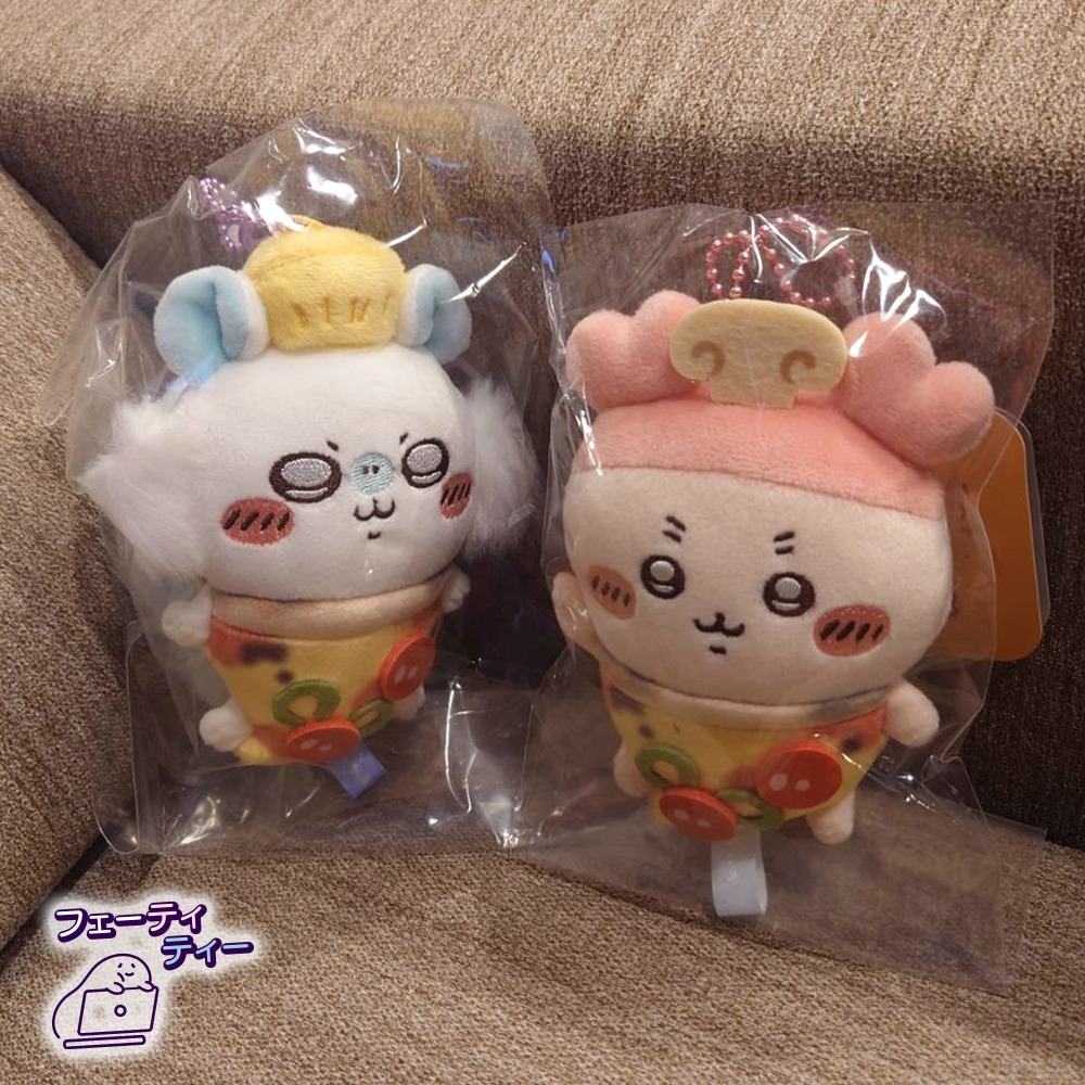 現貨-日本 吉伊卡哇萬聖節pizza系列 娃娃吊飾 Chiikawa 小桃 古本屋-細節圖2