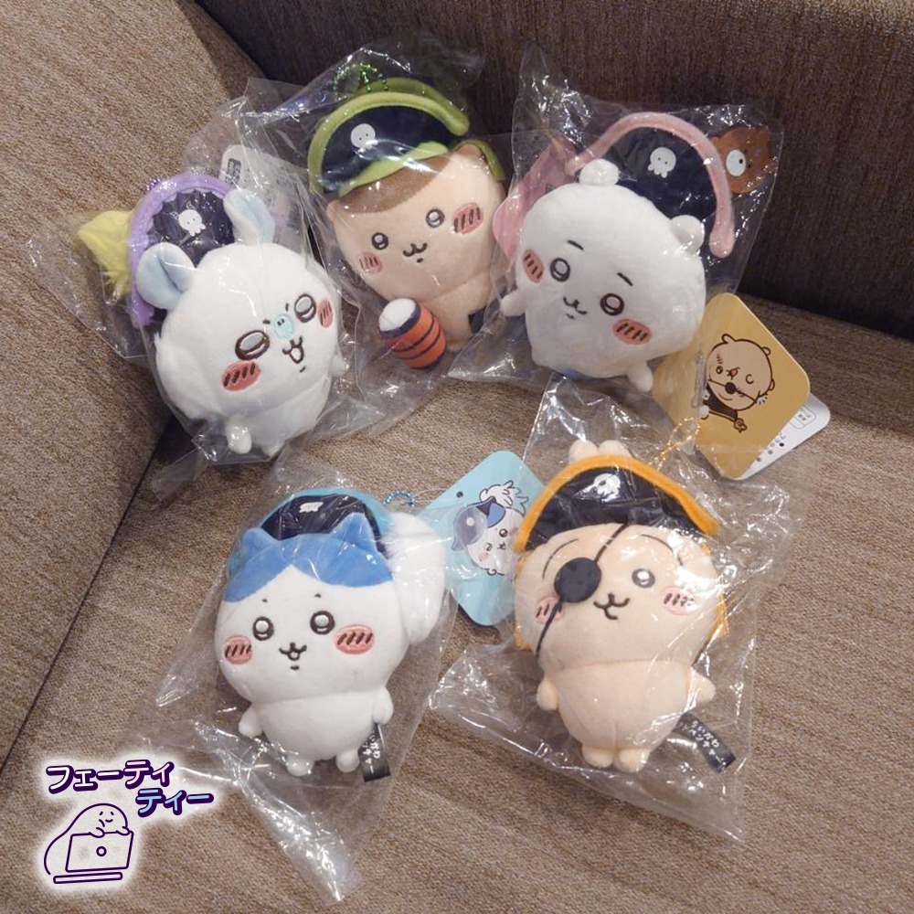 現貨-日本 吉伊卡哇海盜系列 娃娃吊飾 台場冒險王 Chiikawa 小可愛 小八貓 兔兔-細節圖2