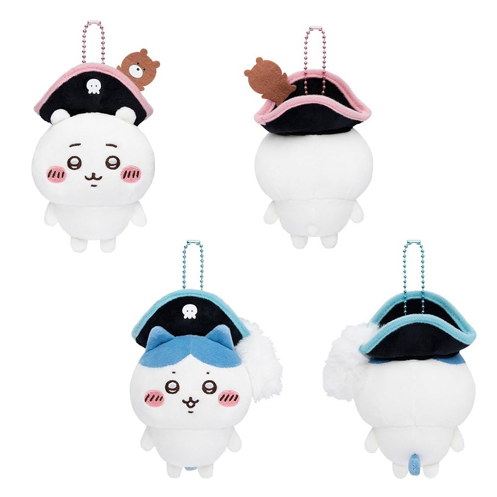 現貨-日本 吉伊卡哇海盜系列 娃娃吊飾 台場冒險王 Chiikawa 小可愛 小八貓 兔兔-細節圖3