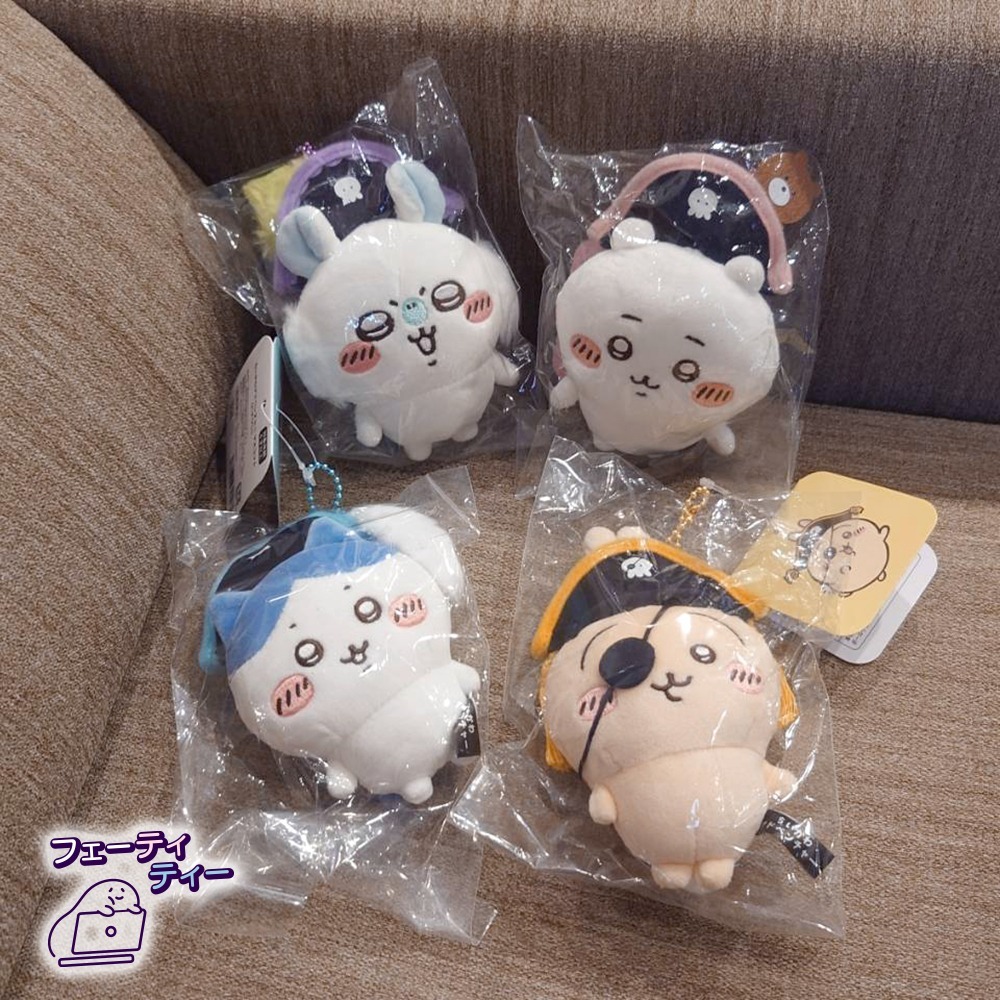 現貨-日本 吉伊卡哇海盜系列 娃娃吊飾 台場冒險王 Chiikawa 小可愛 小八貓 兔兔-細節圖6