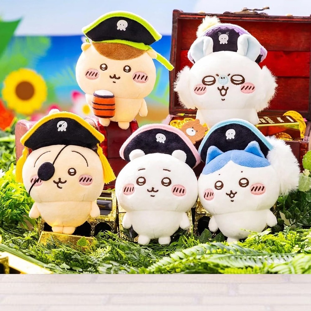 現貨-日本 吉伊卡哇海盜系列 娃娃吊飾 台場冒險王 Chiikawa 小可愛 小八貓 兔兔-細節圖7