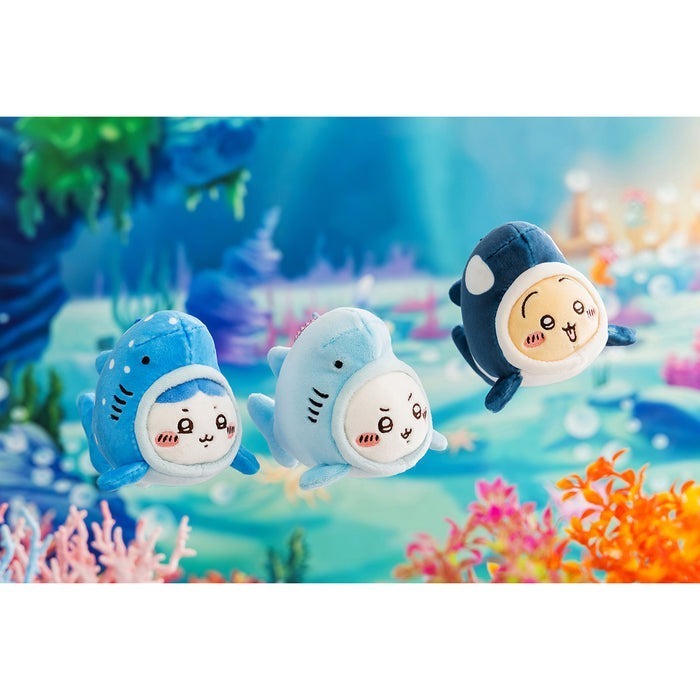 現貨-日本 吉伊卡哇海洋系列 娃娃吊飾 軟膠公仔 手指玩偶盲盒 Chiikawa 小可愛 小八貓 兔兔 小桃-細節圖4