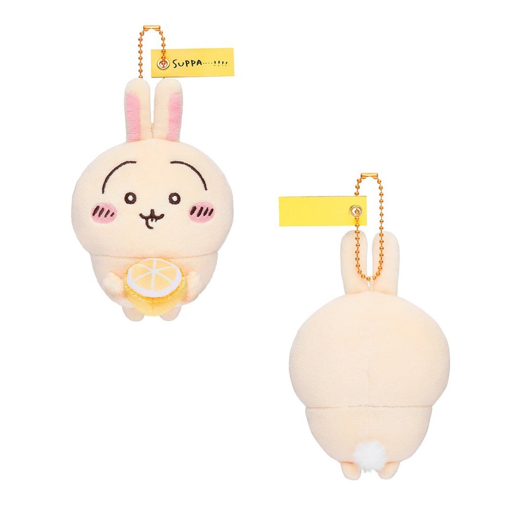 現貨-日本 吉伊卡哇酸檸檬系列 SUPPA 娃娃吊飾 Chiikawa 小可愛 小八貓 兔兔 烏薩奇-細節圖4