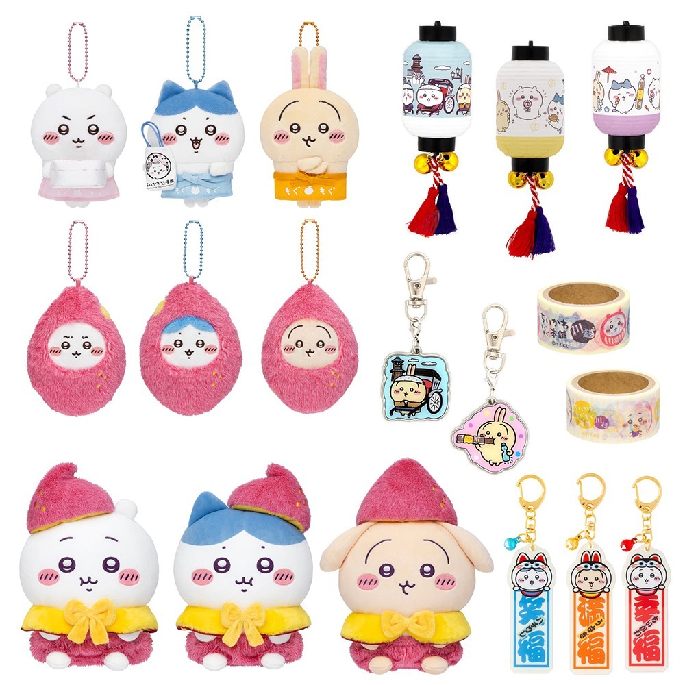 現貨-日本 吉伊卡哇川越 娃娃 紙膠帶 燈籠 吊飾 Chiikawa 地瓜 小可愛 小八貓 兔兔 限定-細節圖9