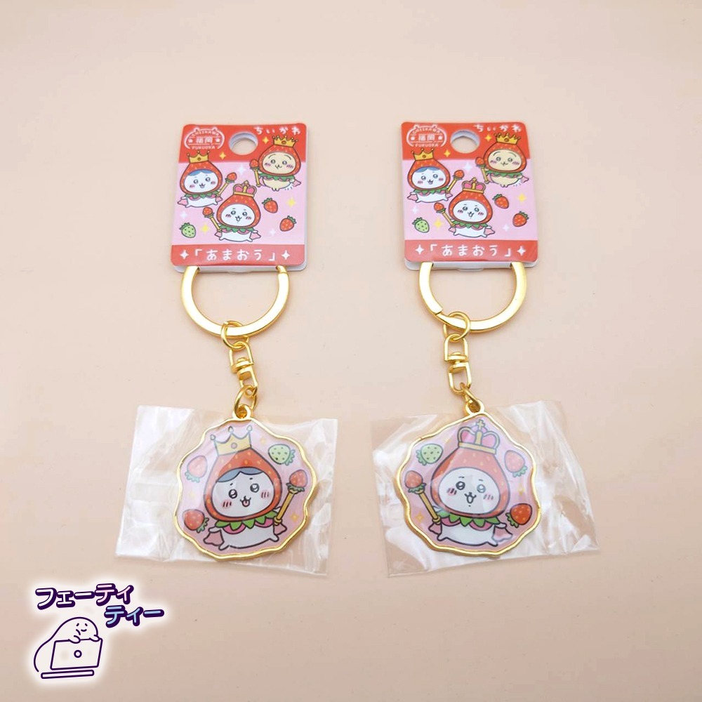 現貨-日本 吉伊卡哇地方限定吊飾 大湧谷 黑蛋 福岡 甘王草莓 溫泉 Chiikawa 小可愛 小八貓 兔兔-細節圖6