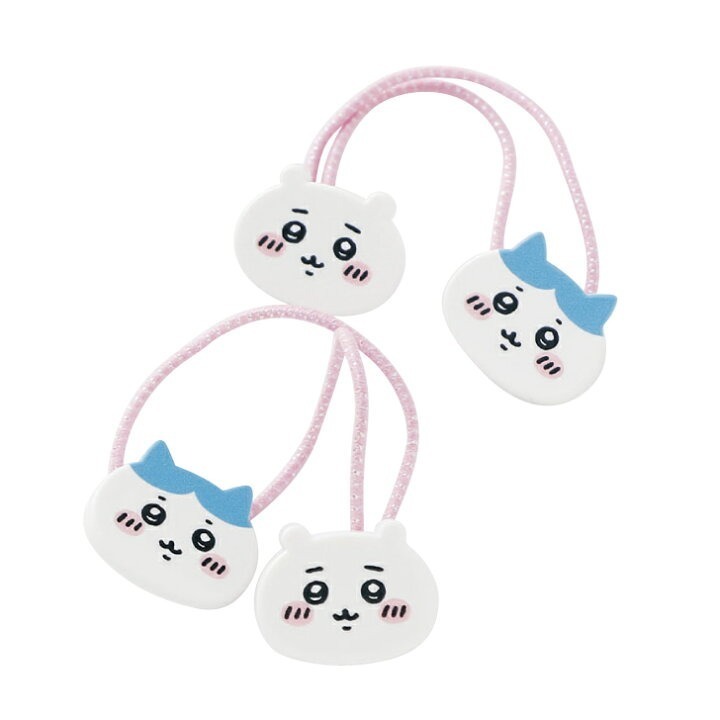 現貨- 日本粧美堂 吉伊卡哇髮圈 髮束 髮飾 Chiikawa 小可愛 小八貓 烏薩奇 小桃 日本製-細節圖4