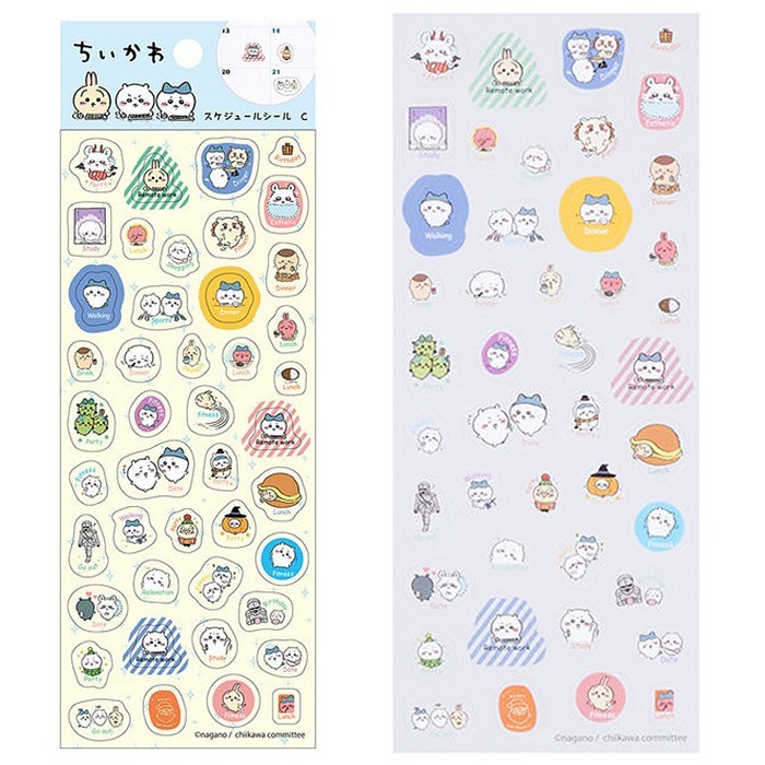 現貨- 日本 吉伊卡哇透明貼紙 貼紙 手帳貼紙 Chiikawa 小可愛 小八貓 兔兔 烏薩奇 日本文具 日本製-細節圖6