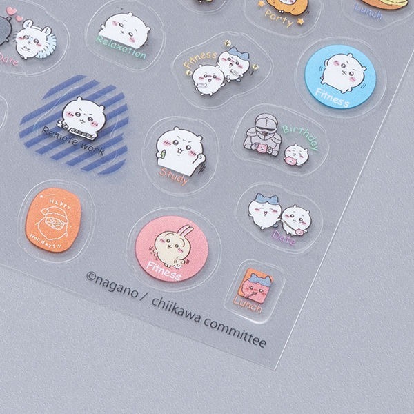 現貨- 日本 吉伊卡哇透明貼紙 貼紙 手帳貼紙 Chiikawa 小可愛 小八貓 兔兔 烏薩奇 日本文具 日本製-細節圖7
