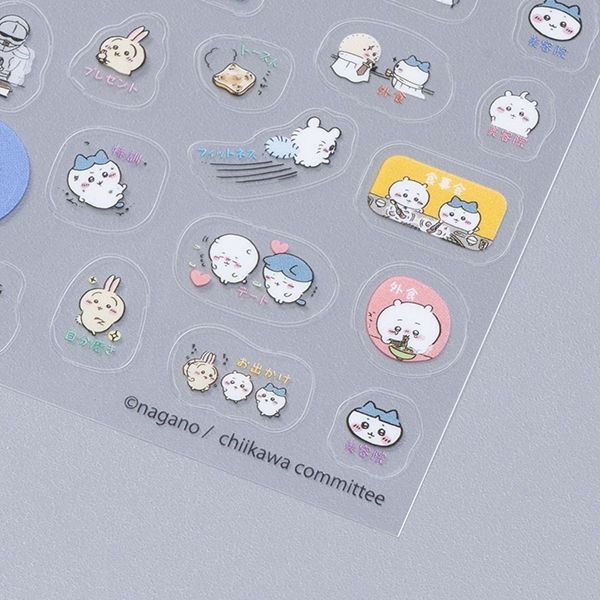 現貨- 日本 吉伊卡哇透明貼紙 貼紙 手帳貼紙 Chiikawa 小可愛 小八貓 兔兔 烏薩奇 日本文具 日本製-細節圖9
