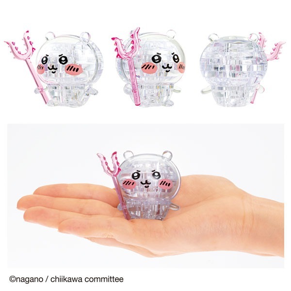 現貨- 日本BEVERLY 吉伊卡哇 3D立體拼圖 透明拼圖 Chiikawa 小可愛 小八貓 兔子-細節圖2