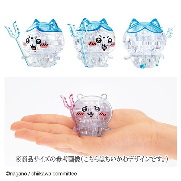 現貨- 日本BEVERLY 吉伊卡哇 3D立體拼圖 透明拼圖 Chiikawa 小可愛 小八貓 兔子-細節圖4