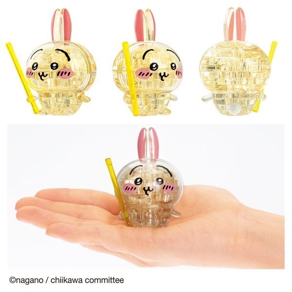 現貨- 日本BEVERLY 吉伊卡哇 3D立體拼圖 透明拼圖 Chiikawa 小可愛 小八貓 兔子-細節圖6