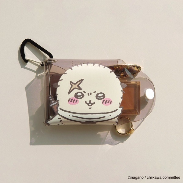 現貨-日本 吉伊卡哇透明掛包 收納袋 零錢包 小物收納 Chiikawa 小可愛 小八貓 兔兔 小桃 栗子 獅薩-細節圖8