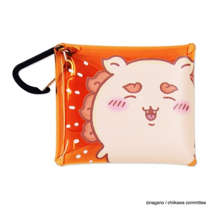 現貨-日本 吉伊卡哇透明掛包 收納袋 零錢包 小物收納 Chiikawa 小可愛 小八貓 兔兔 小桃 栗子 獅薩-規格圖9