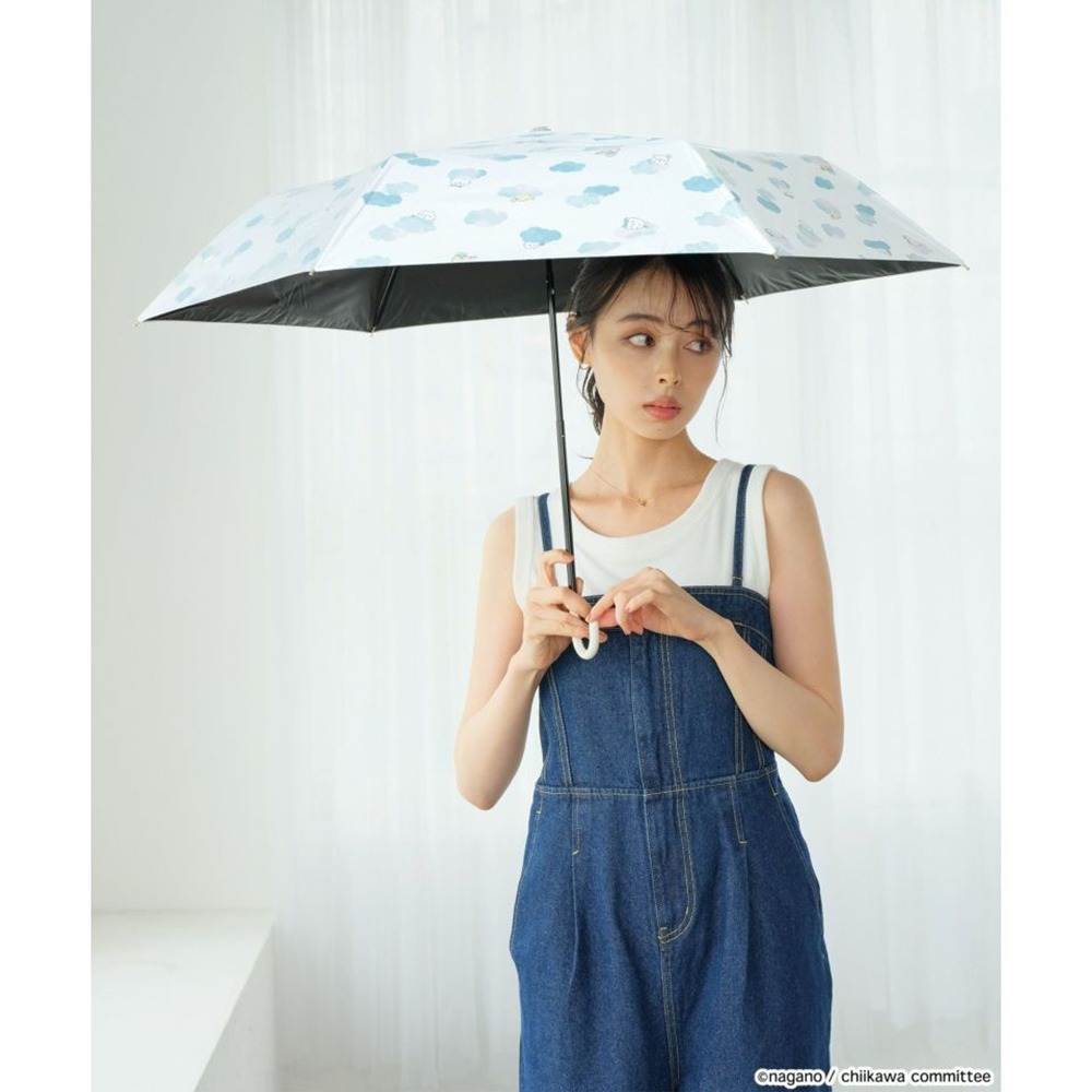 現貨- 日本 Wpc. x 吉伊卡哇 遮光摺疊晴雨傘 陽傘 雨傘 折傘 抗UV 晴雨兩用 雨具 Chiikawa 正版-細節圖3