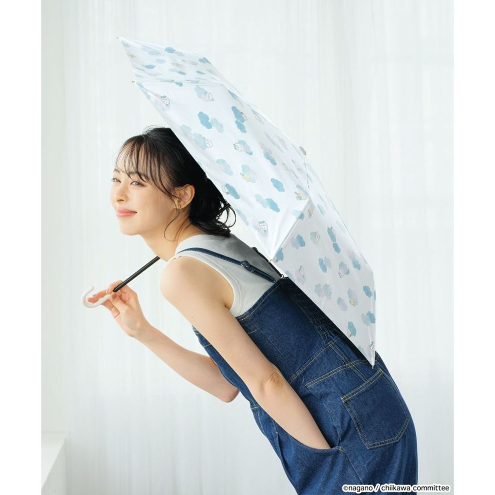 現貨- 日本 Wpc. x 吉伊卡哇 遮光摺疊晴雨傘 陽傘 雨傘 折傘 抗UV 晴雨兩用 雨具 Chiikawa 正版-細節圖4
